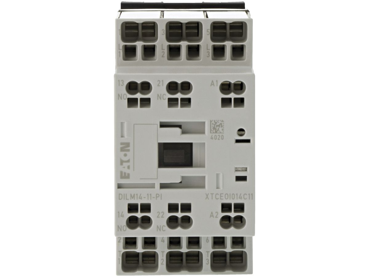 Leistungsschütz Eaton, 3P 380V 400V 5.5kW, 1S, 1Ö, 220V 50/60Hz, Push-in-Klemmen