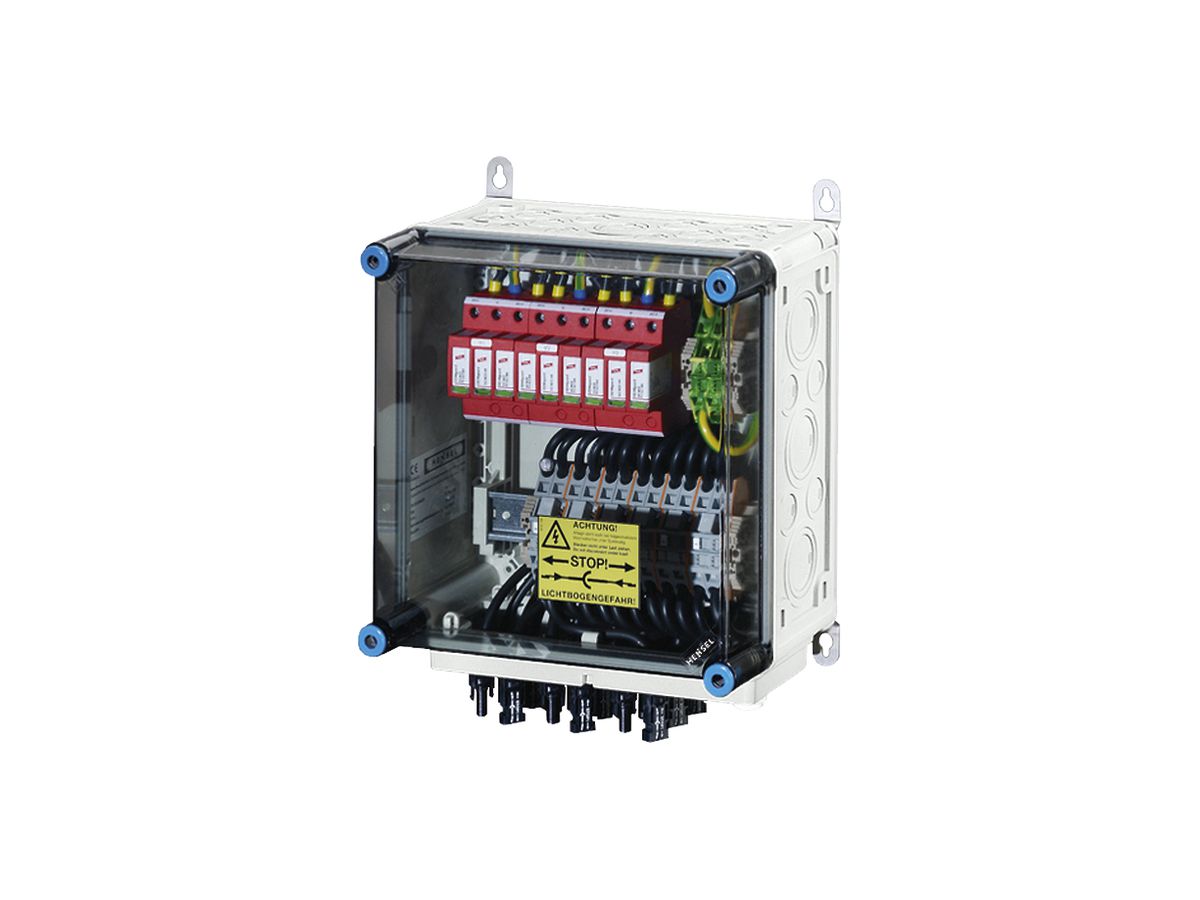 PV Kasten ENYSUN Mi PV 1263 mit MC4-Stecker 3×DC Überspannungsableiter Typ 2