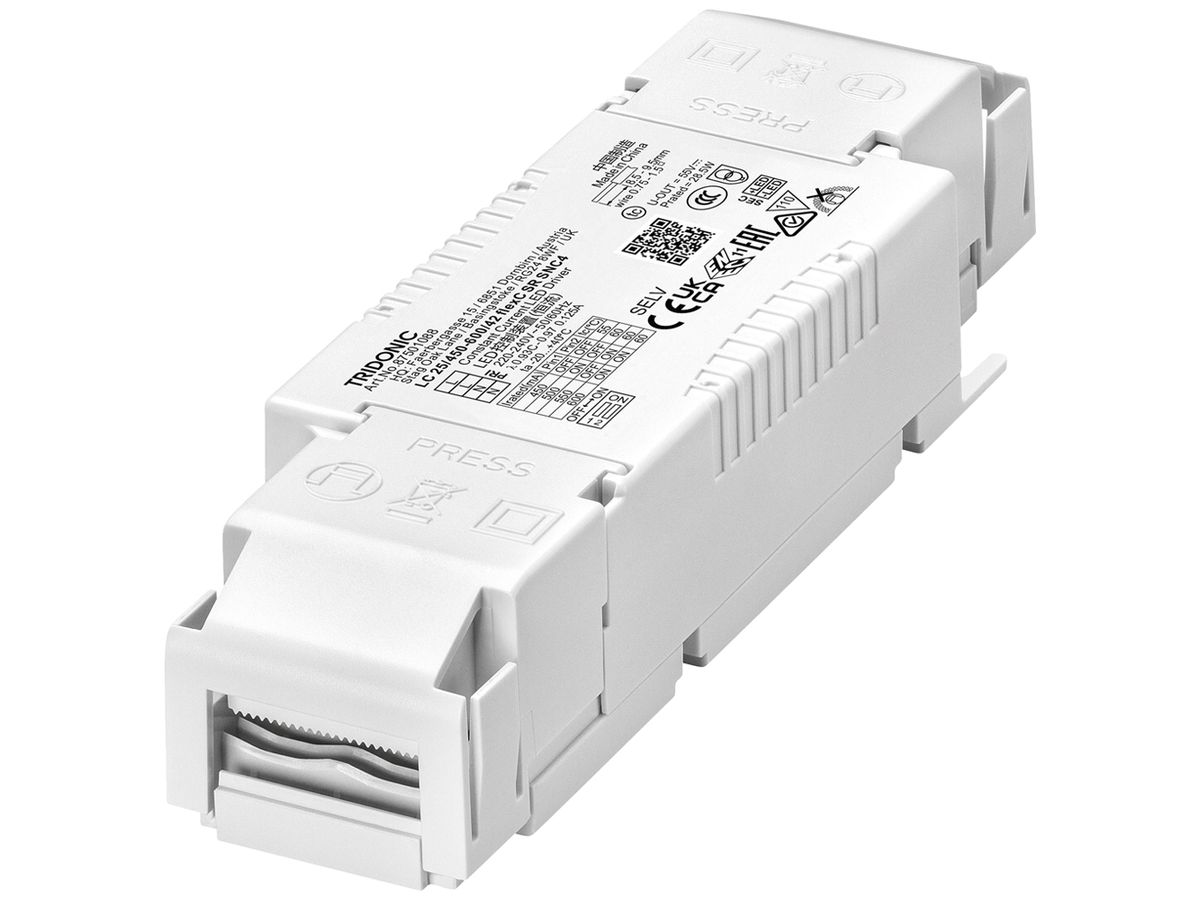 LED-Betriebsgerät Tridonic LC 18.9…25.2W 24…42V 450…600mA ON/OFF
