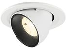 LED-Downlight SLV NUMINOS GIMBLE S 6.7W 1050lm 4000K NB DALI Ø90 ws/sz