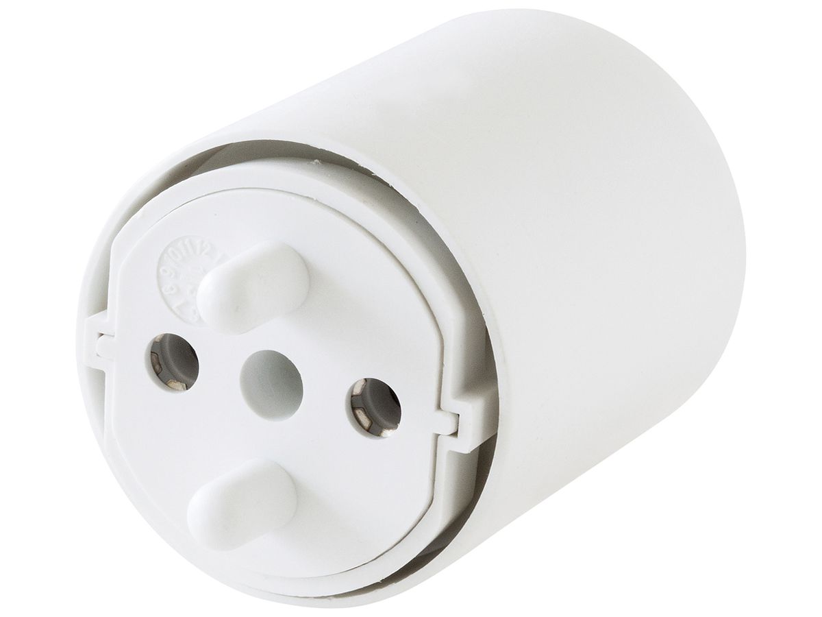 Fixadapter Brennenstuhl 2L 10A 230VAC Schuko/T11 weiss