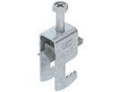 Schnellverleger BET 2056 F-Fuss Kunststoff 8…12mm 1×Kabel Stahl tfZn