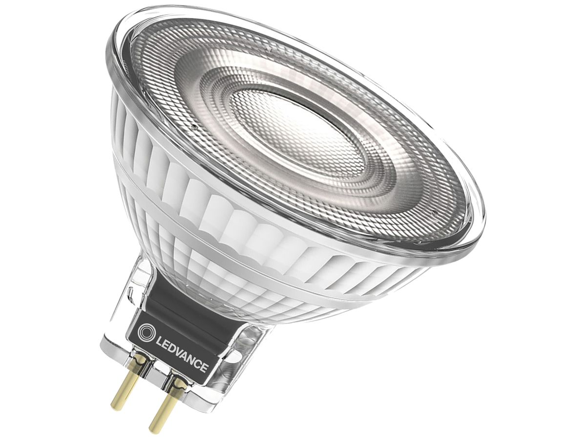 LED-Lampe LEDVANCE GU5.3 2.6W 210lm 2700K Ø50×44mm MR16 klar 36°