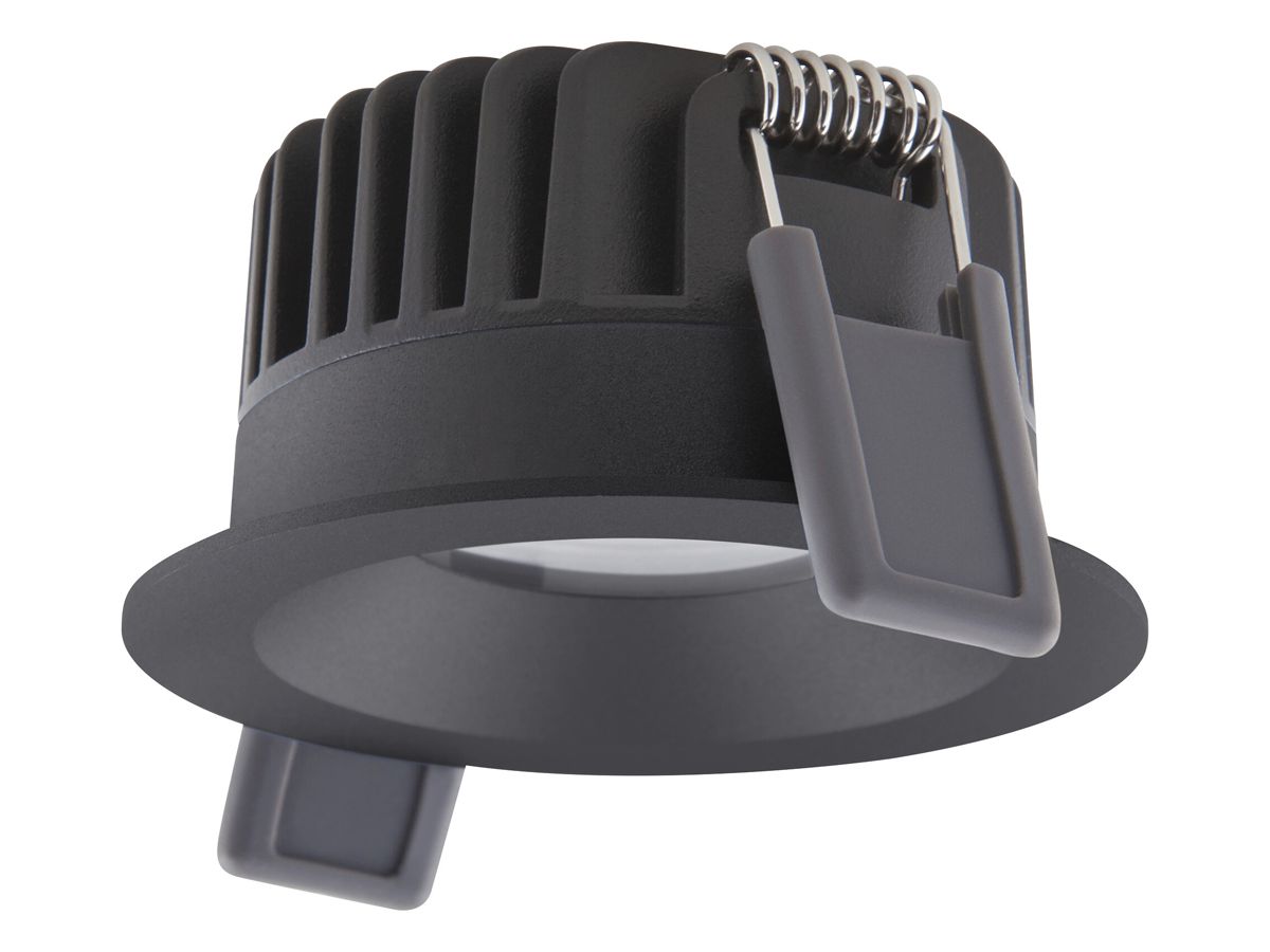 LED-Downlight LEDVANCE SP FIX 8W 680lm 3000K IP44 MB DIM schwarz