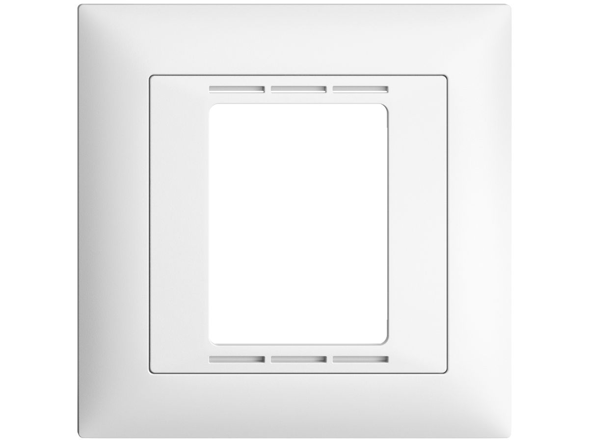 UP-Frontset EDIZIOdue FMI weiss für Raumthermostat mit Display