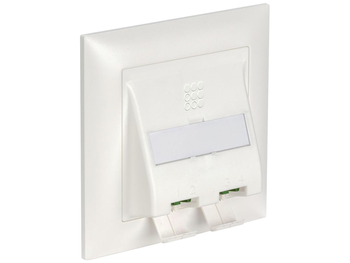 UP-FTTH-Frontset AGRO OTO spleissfertig 86×86×20mm weiss