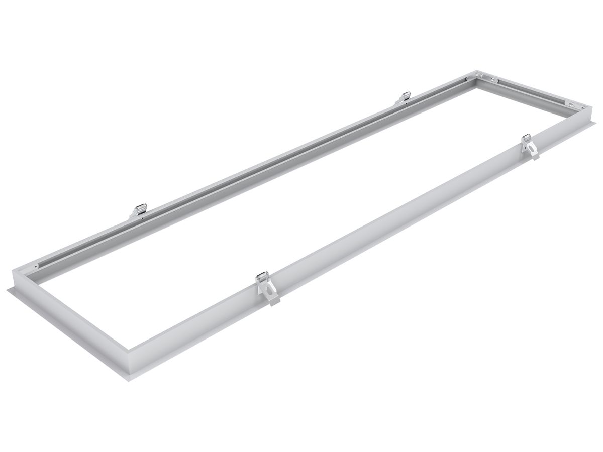 Einbaurahmen Sylvania Aluminium 1252×352×38mm weiss