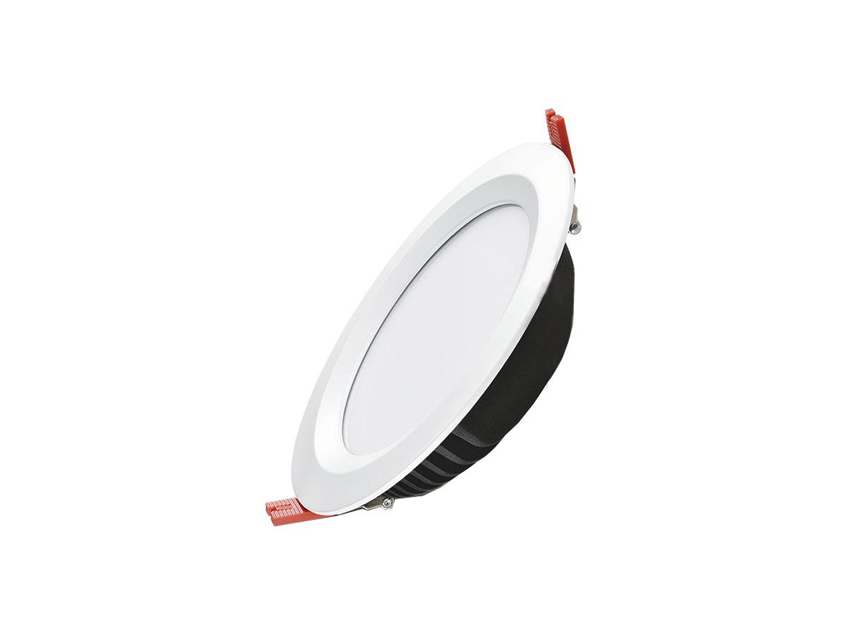 LED-Downlight DOTLUX CIRCLE 18W 3000/4000/5700K IP54 VWB DIM weiss