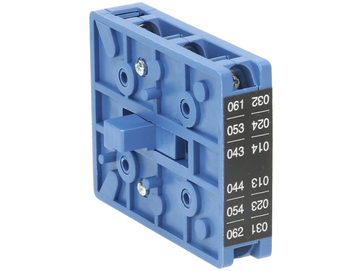 Hilfskontakt K&N, 2S/1Ö 10A, für Bauform E und Gehäuse zu KG251…KG316