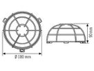 Schutzkorb 180/90 ESYLUX für PD 360 und MD 360, weiss