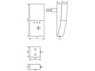 Steckdosen-Wassermelder HY-Alarm, 2 Bodensensoren, Kabel 2m, 230VAC