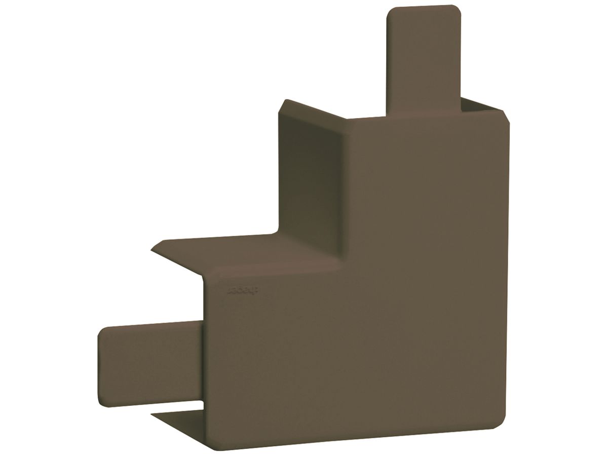 Flachwinkel Hager tehalit.LF 40×40mm braun IP30