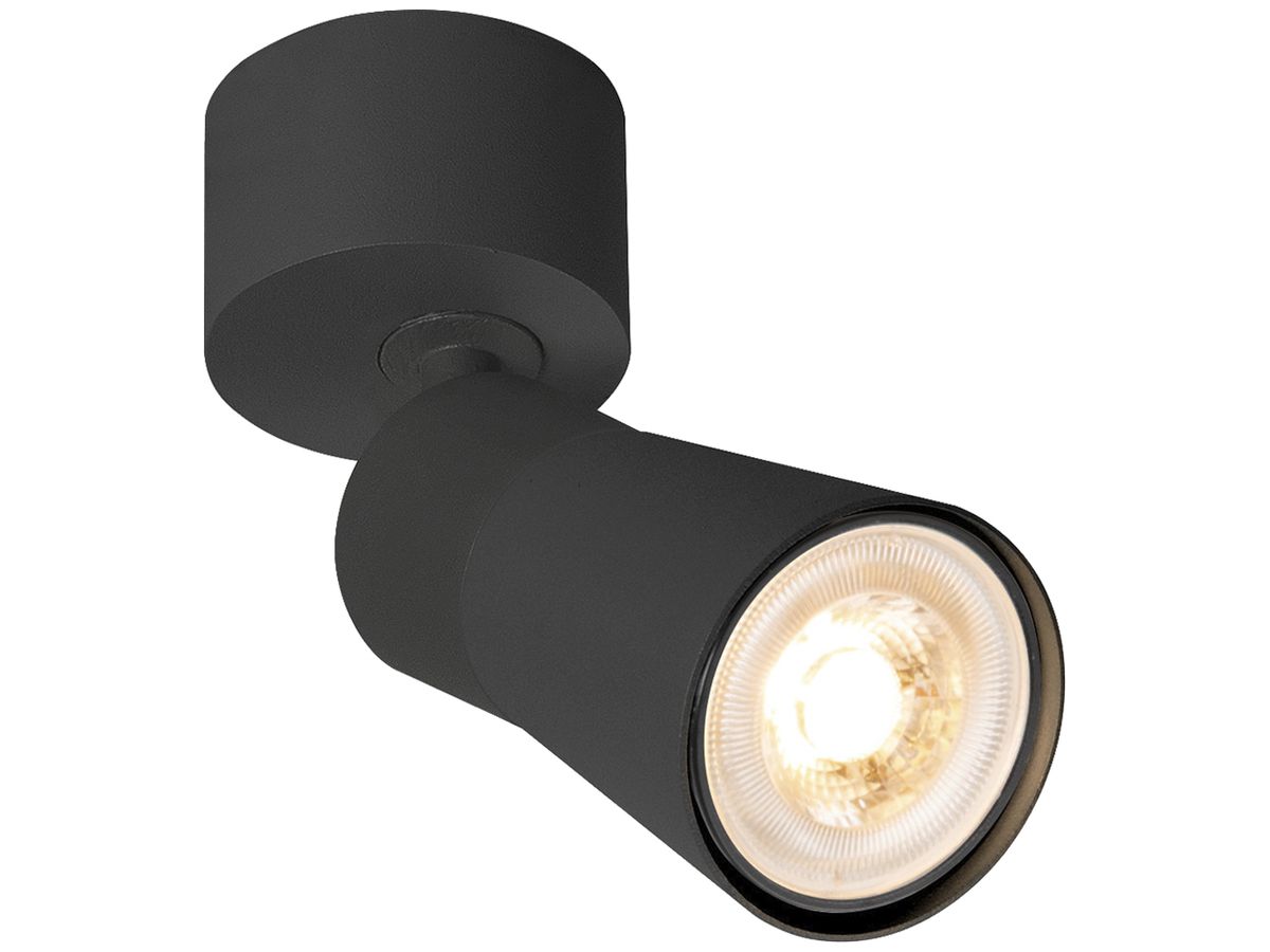 Spot SLV PURI 2.0 Cone CW GU10 1×6W DIM Ø55×123×97mm schwarz
