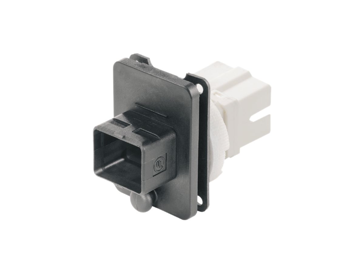 Flansch-Set Weidmüller V4 PushPull mit Einsatz SCRJ auf 2 SC, MM