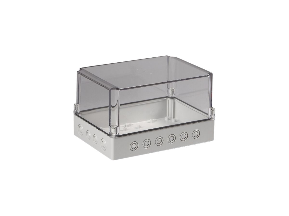 Apparategehäuse RW CUBO S 175×250×150mm SPCM transparent