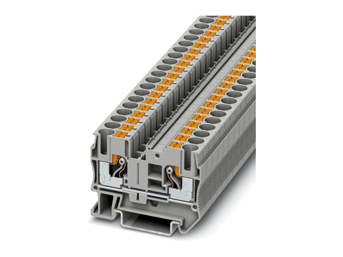 Reihenklemme 0.5…10mm² grau Push-in-An.PT 6