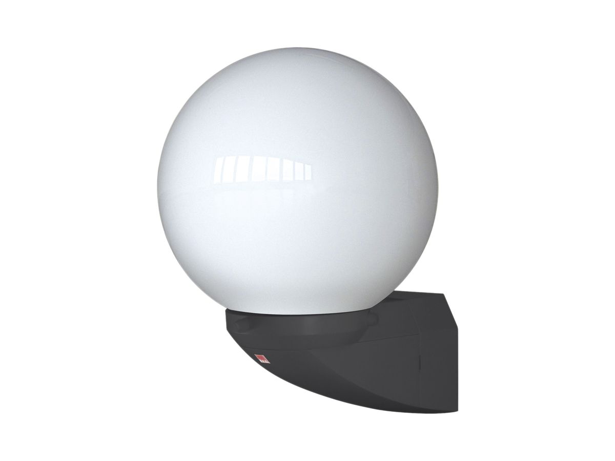 Wandleuchte Swisslux ALC 100W E27 opal, schwarz