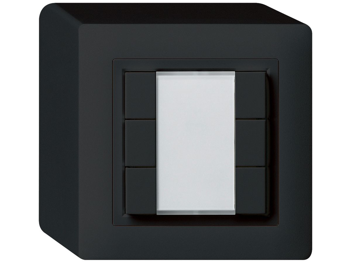 AP-Universaltaster 6×kallysto mit LED schwarz