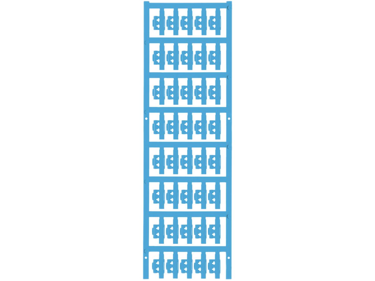 Leitermarkierer Weidmüller MultiCard SFC für Ø1.5…2.5mm 21×5.8mm PA66 blau