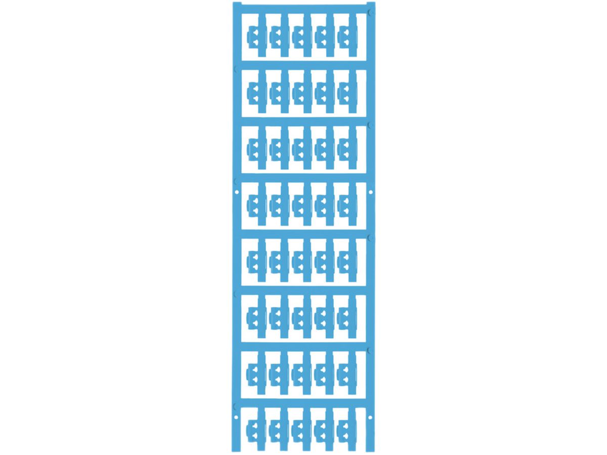 Leitermarkierer Weidmüller MultiCard SFC für Ø1.5…2.5mm 21×5.8mm PA66 blau