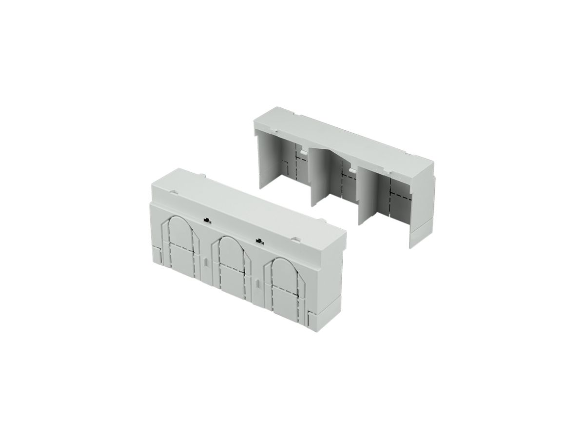 Abdeckung Rittal SV 9344.530 184×70×42mm Kunststoff grau 2Stk