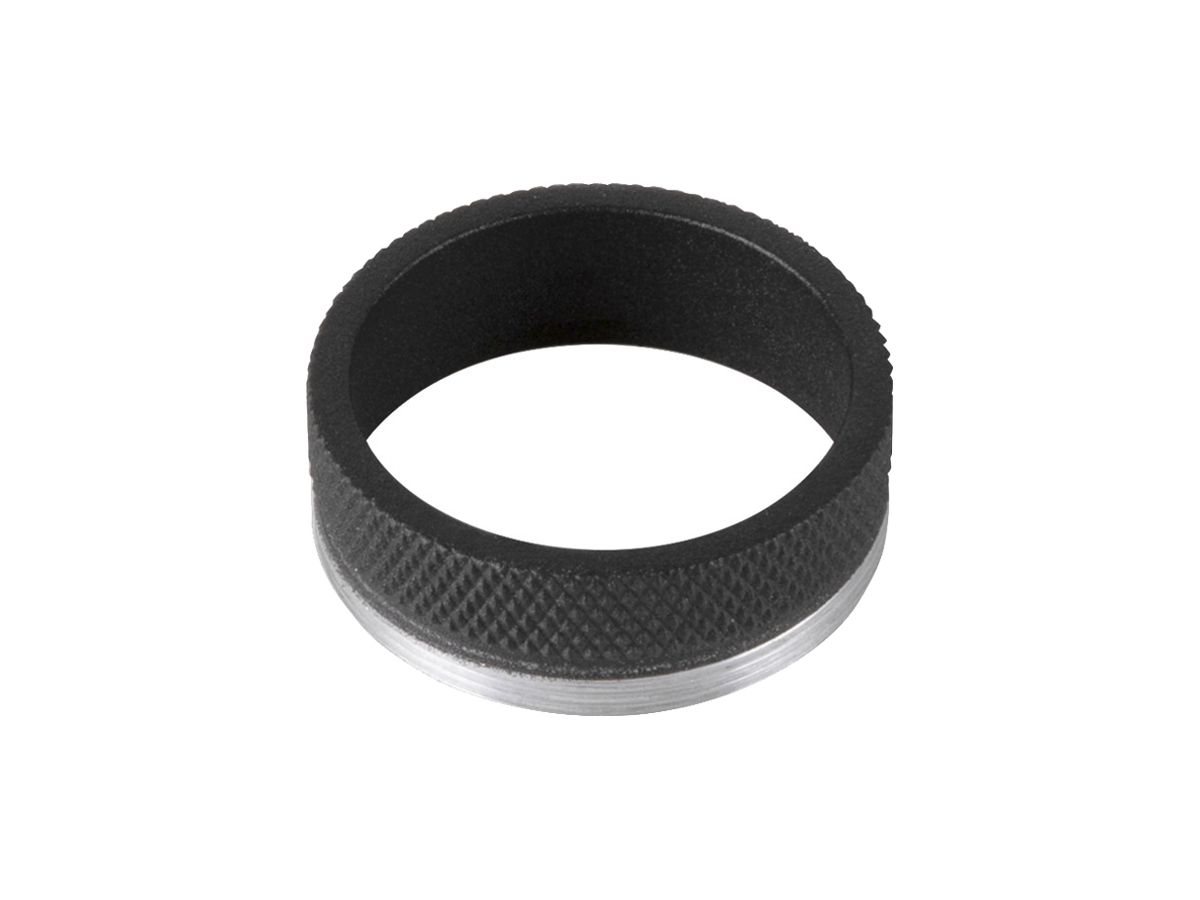 Zierring SLV GRIP M Aluminium Ø40×14mm schwarz