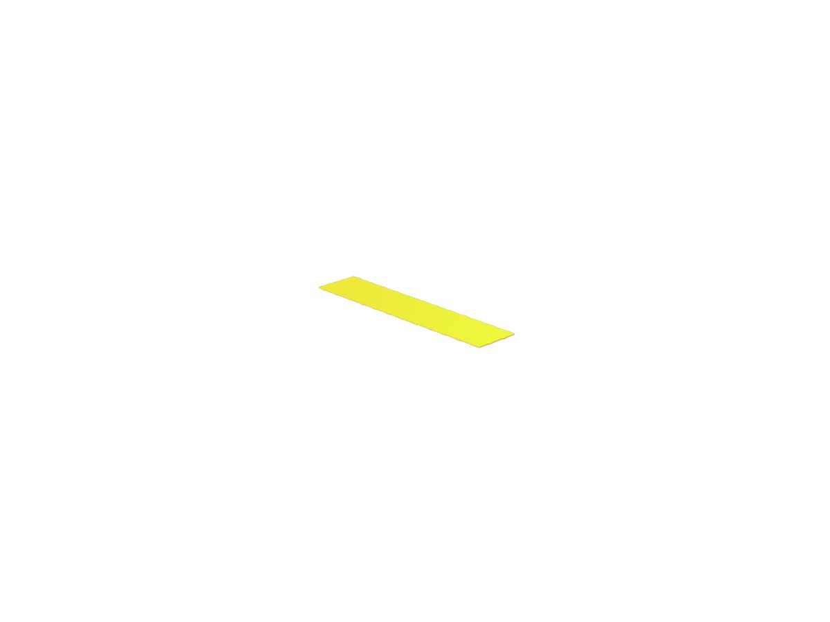 Einsteckschild Weidmüller ESO 7 P DIN A4 27×6.3mm Polyester gelb