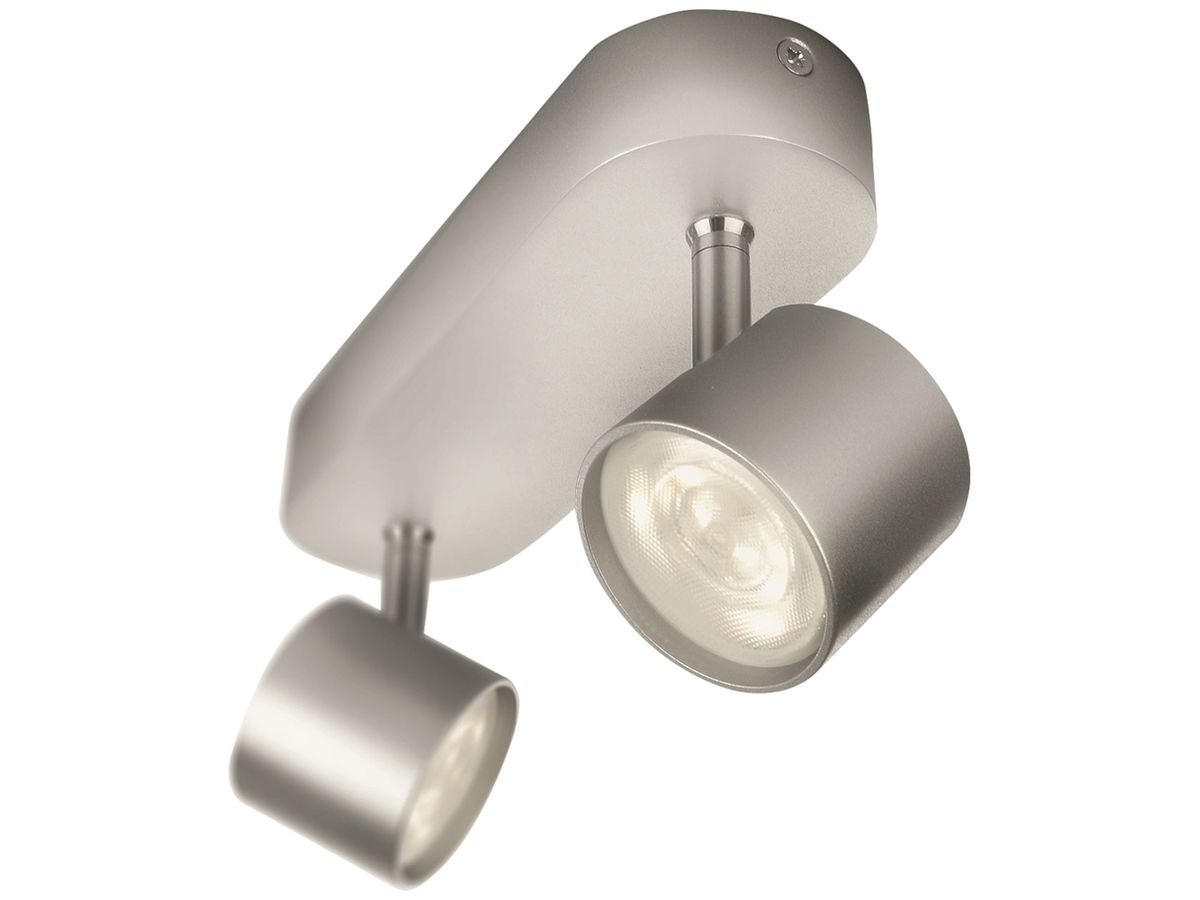 LED-Deckenleuchte Promo 2×4.5W 2700K 1000lm alu
