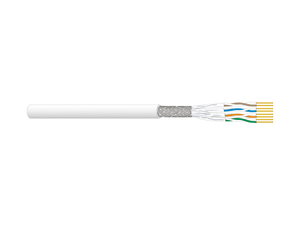 Datenkabel Dätwyler CU 7000 4P S/FTP, Kat.7 FRNC/LSZH Dca 305m weiss