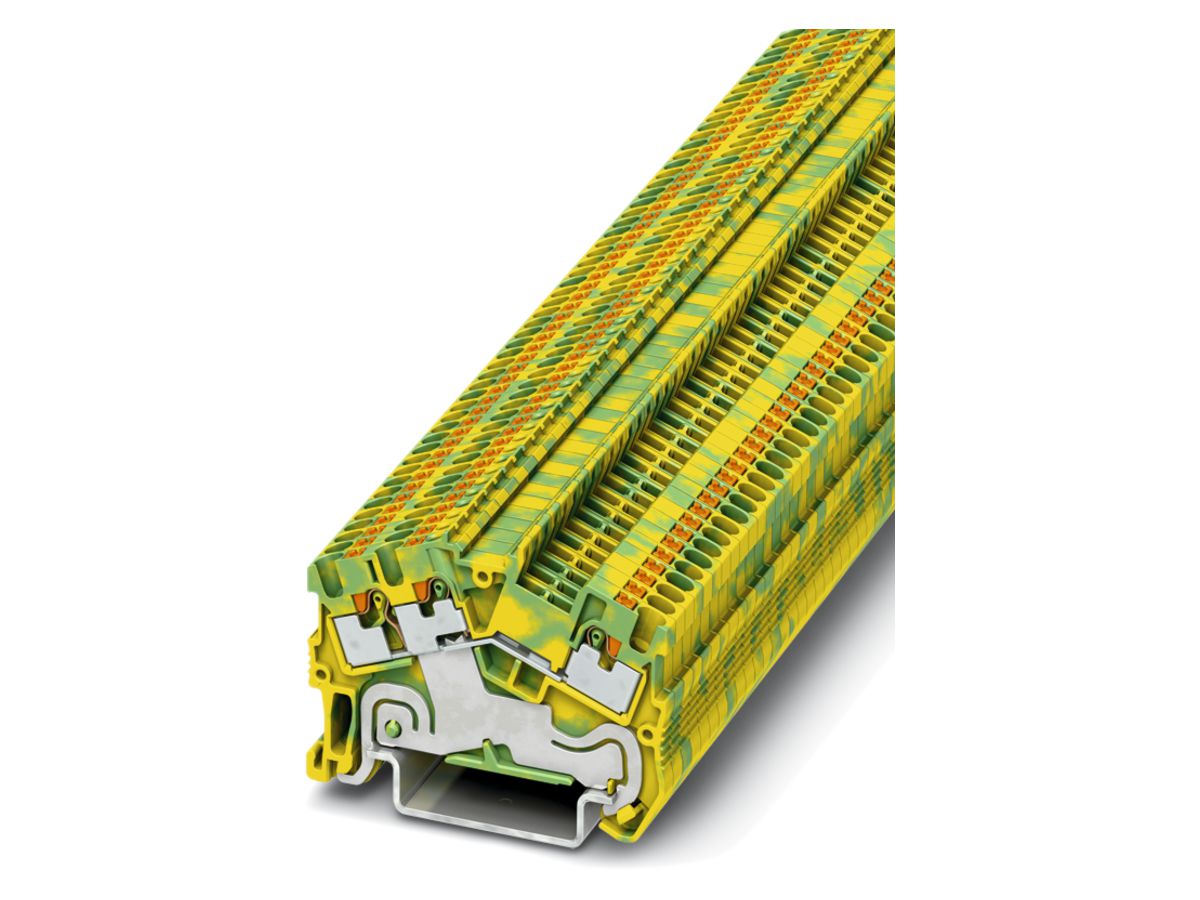 Schutzleiterklemme 0.14…1.5mm² grün/gelb PTS 1.5/S-TWIN-PE