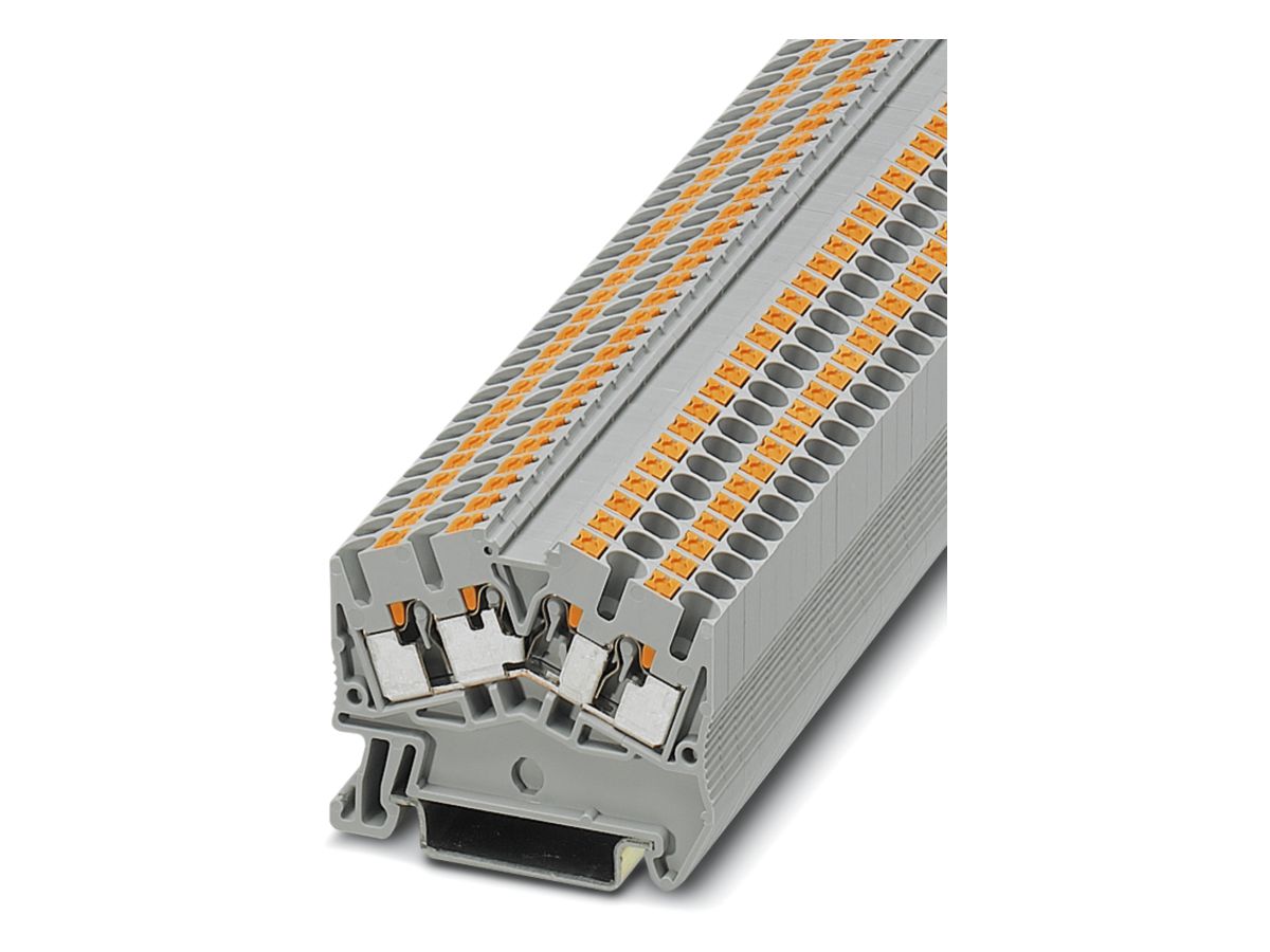 Reihenklemme 0.14…4mm² grau Push-in-Anschluss PTS 2.5-QUATTRO