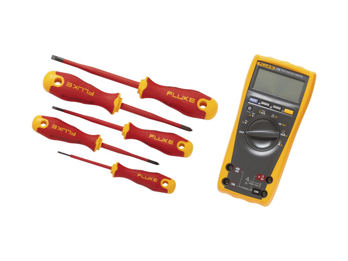 Digitalmultimeter TRMS Fluke IB179M-EGFID mit Schraubenzieher-Set