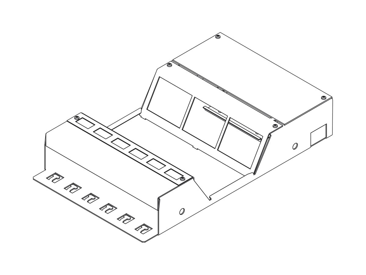 Bodendose doppelt Lanz H=69mm 12 FLF