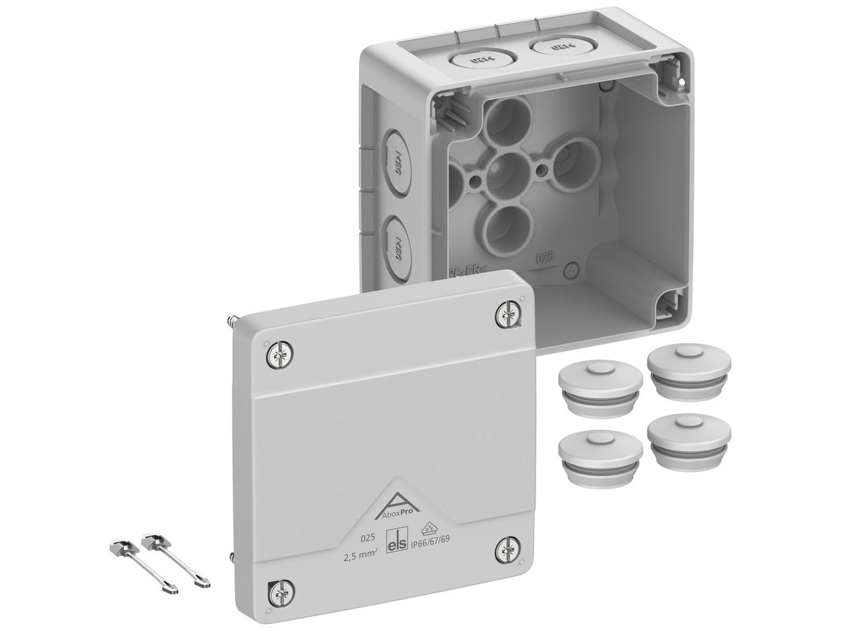 AP-Abzweigdose Spelsberg Abox Pro 025-L 92×92×60mm IP69 gu