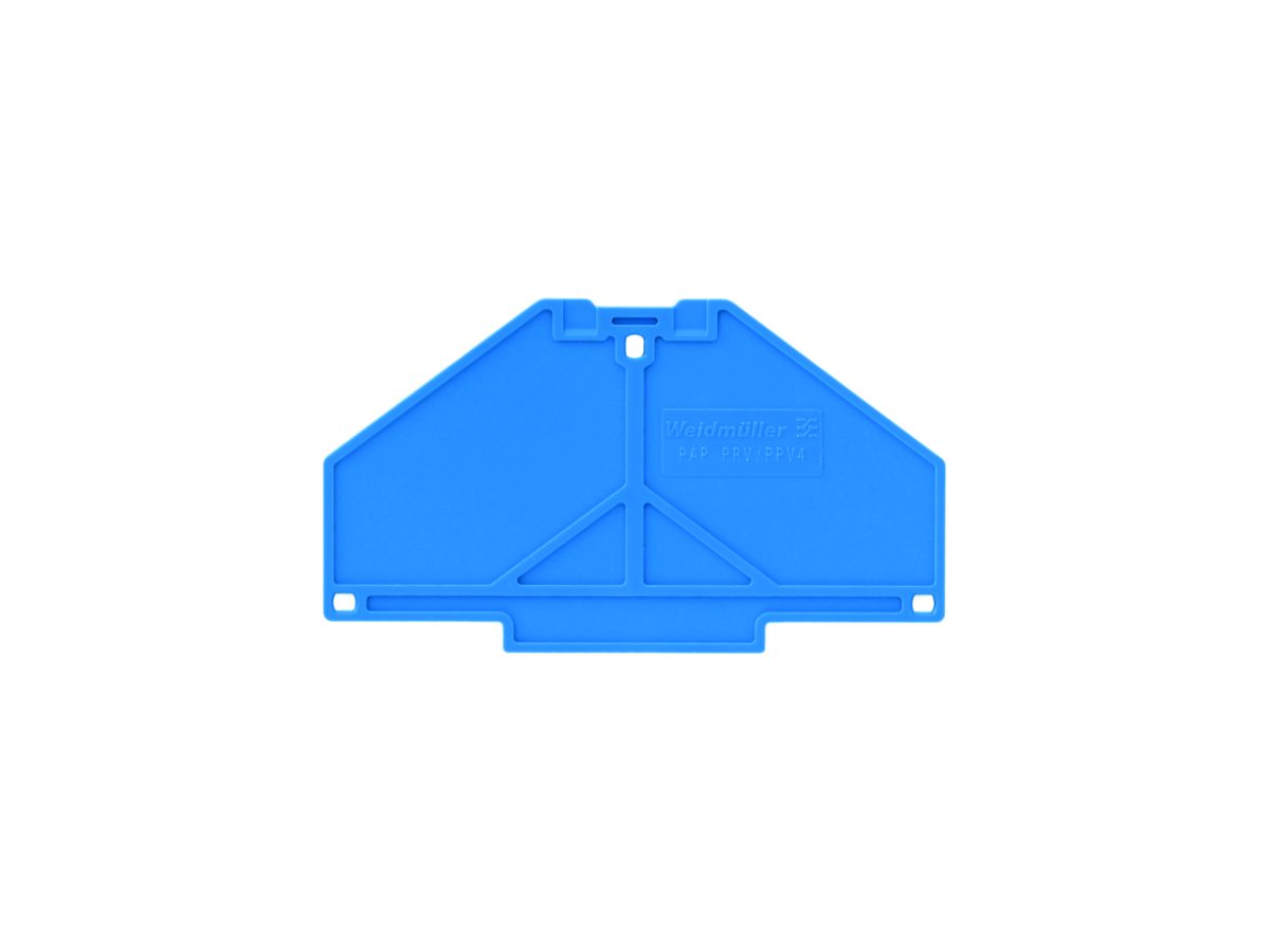 Abschlussplatte Weidmüller PAP PRV/PPV4 70×3mm blau