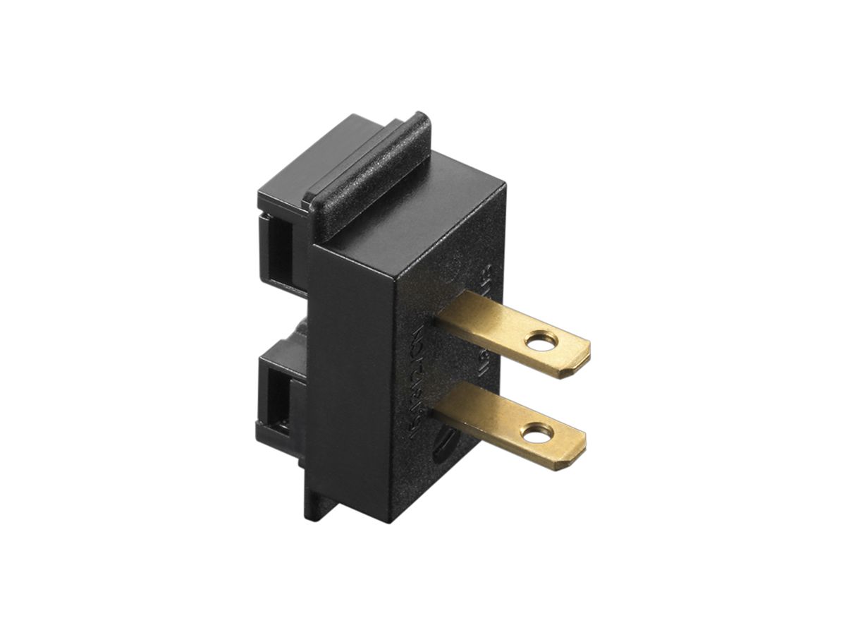 Übergangsstecker Rittal AS 4050.222 für US/CA/CN NEMA 1-15 (Typ A) schwarz