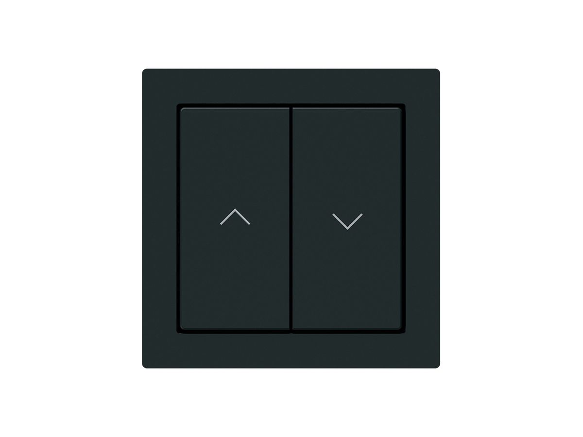 KNX-Storentaster Hager BA kallysto A 2-fach 60×60mm schwarz