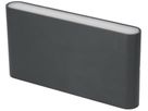 LED-Wandleuchte Wall-Flat 230V 8.5W 540lm 930, anthrazit, IP54