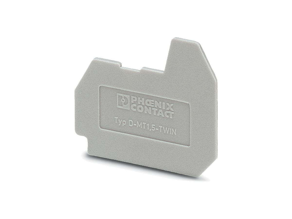 Deckel Phoenix Contact L=28mm, B=1mm grau