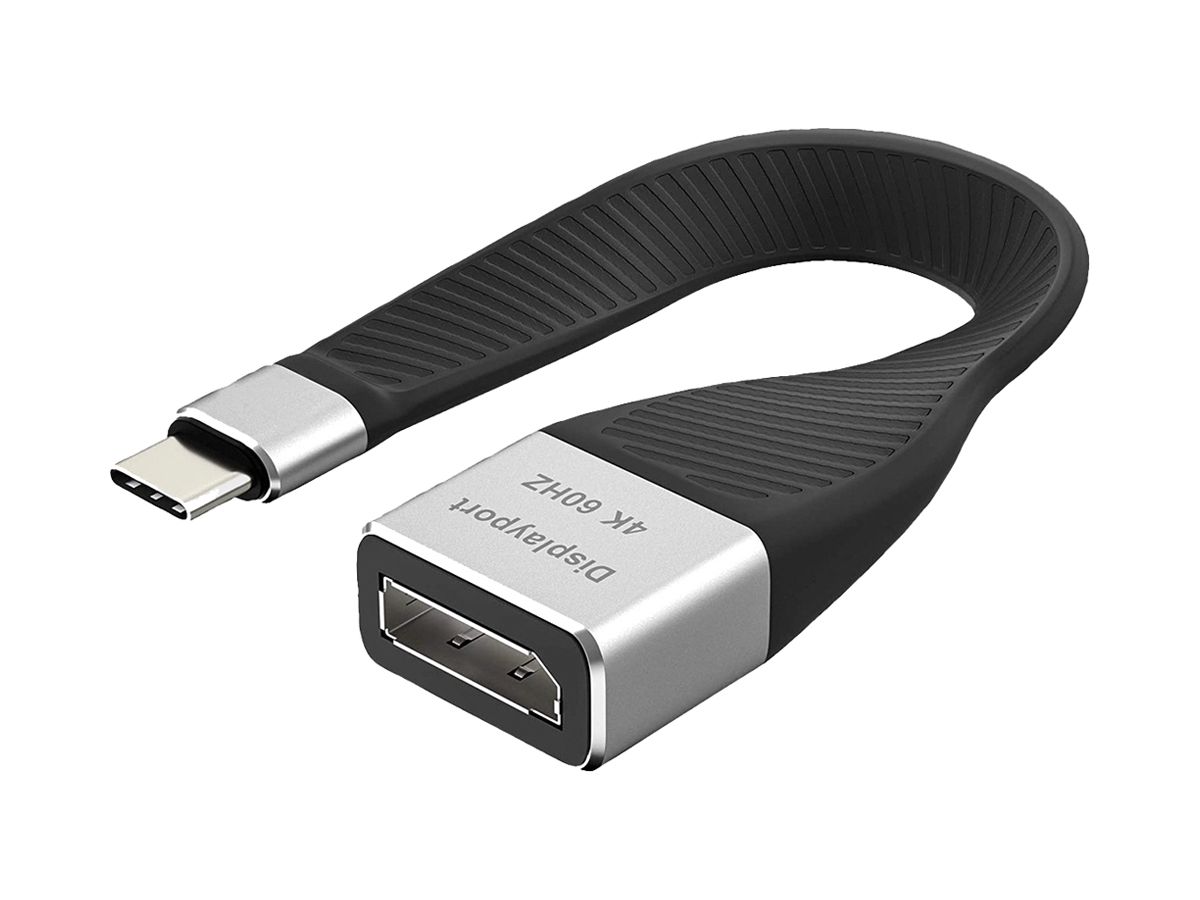 Adapterkabel ROLINE USB-C (USB 3.1) → DisplayPort 4K@60Hz schwarz 0.13m
