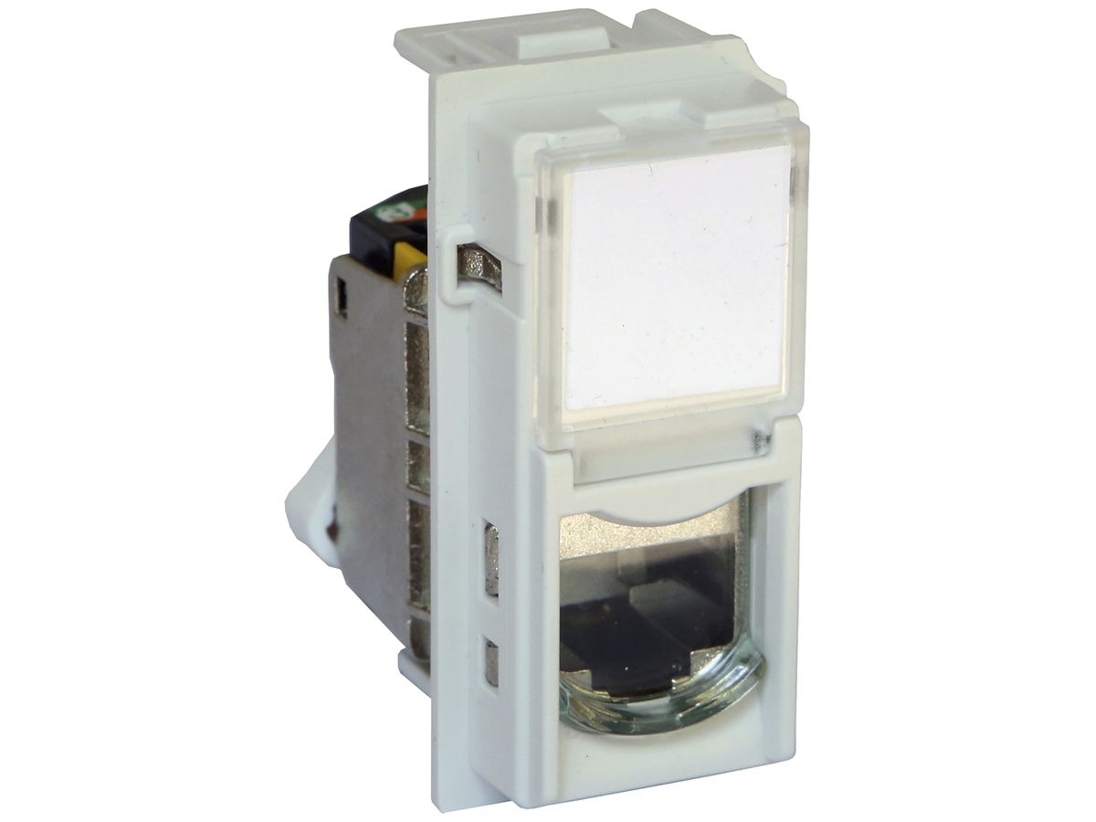 Datendose Living Now Kategorie 6A UTP 1 Modul weiss