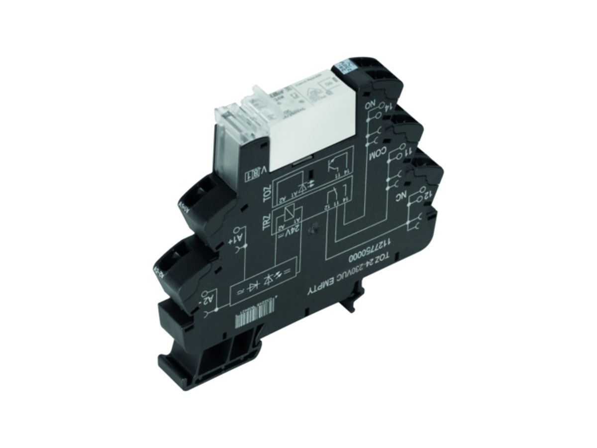 Relaiskoppler TERMSERIES TRZ 60VUC LED grün 1W 250VAC 16A Zugfeder