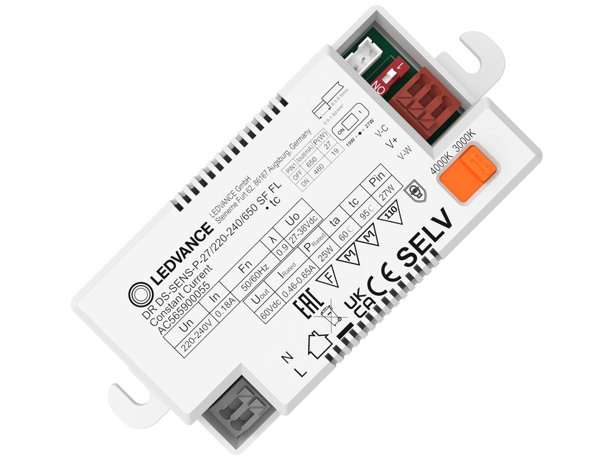 LED-Betriebsgerät LEDVANCE SURFACE FLAT 66…90W 60V 300…775mA ON/OFF