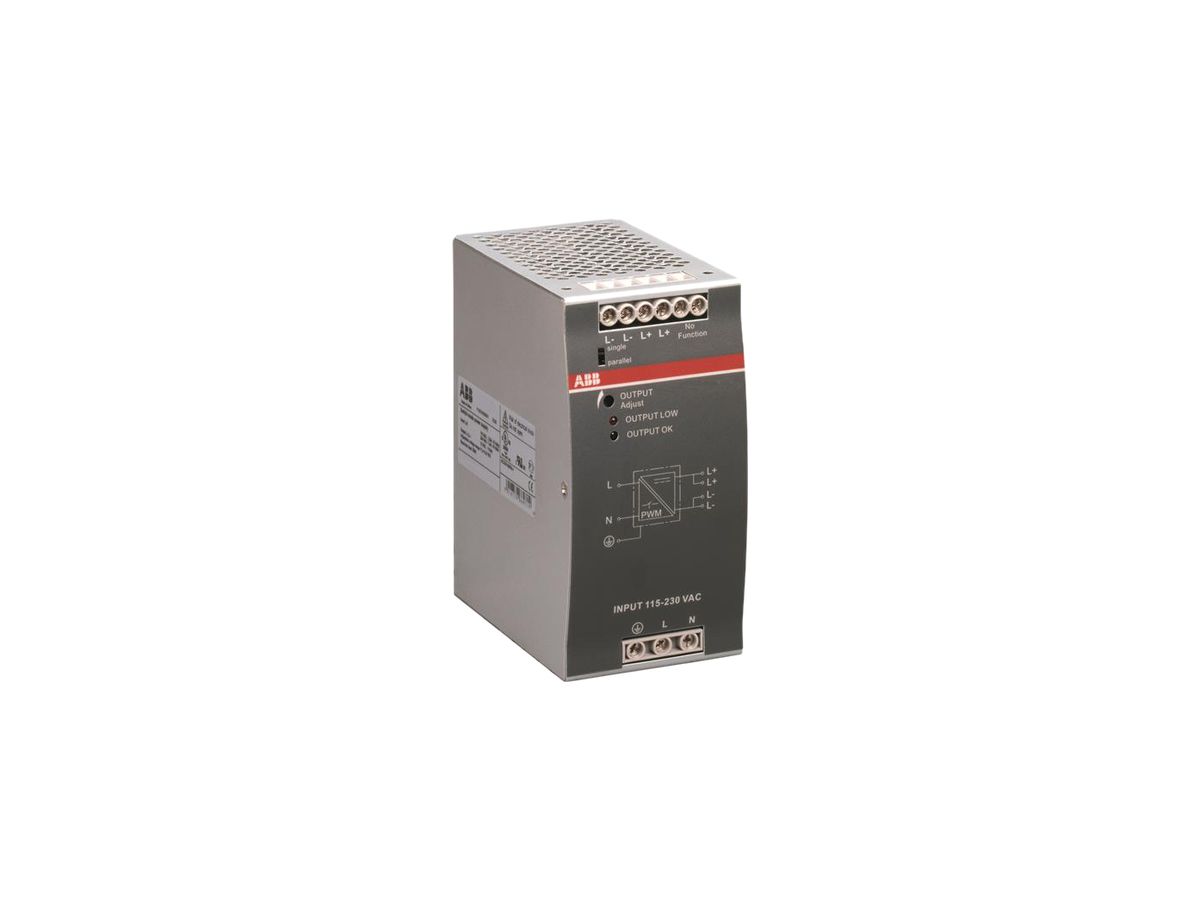 Schaltnetzteil ABB CP-E 24/5.0, IN:115/230VAC, OUT:24VDC/5A