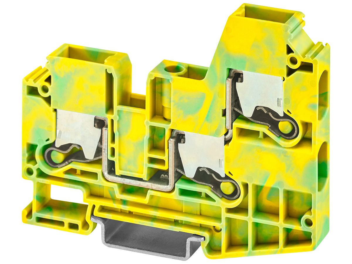Schutzleiter-Reihenklemme PX XTV 10-TWIN-PE 10mm² grün-gelb