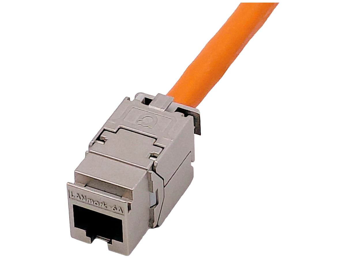 Steckverbinder Aginode LANmark-6A ULTIM RJ45 8(8) geschirmt silber