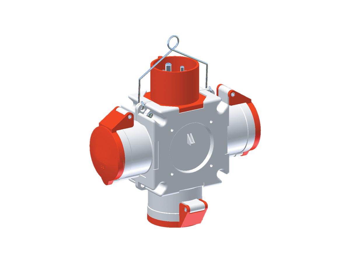Kreuzverteiler Bals 3×CEE 5P 16A 400V 6h