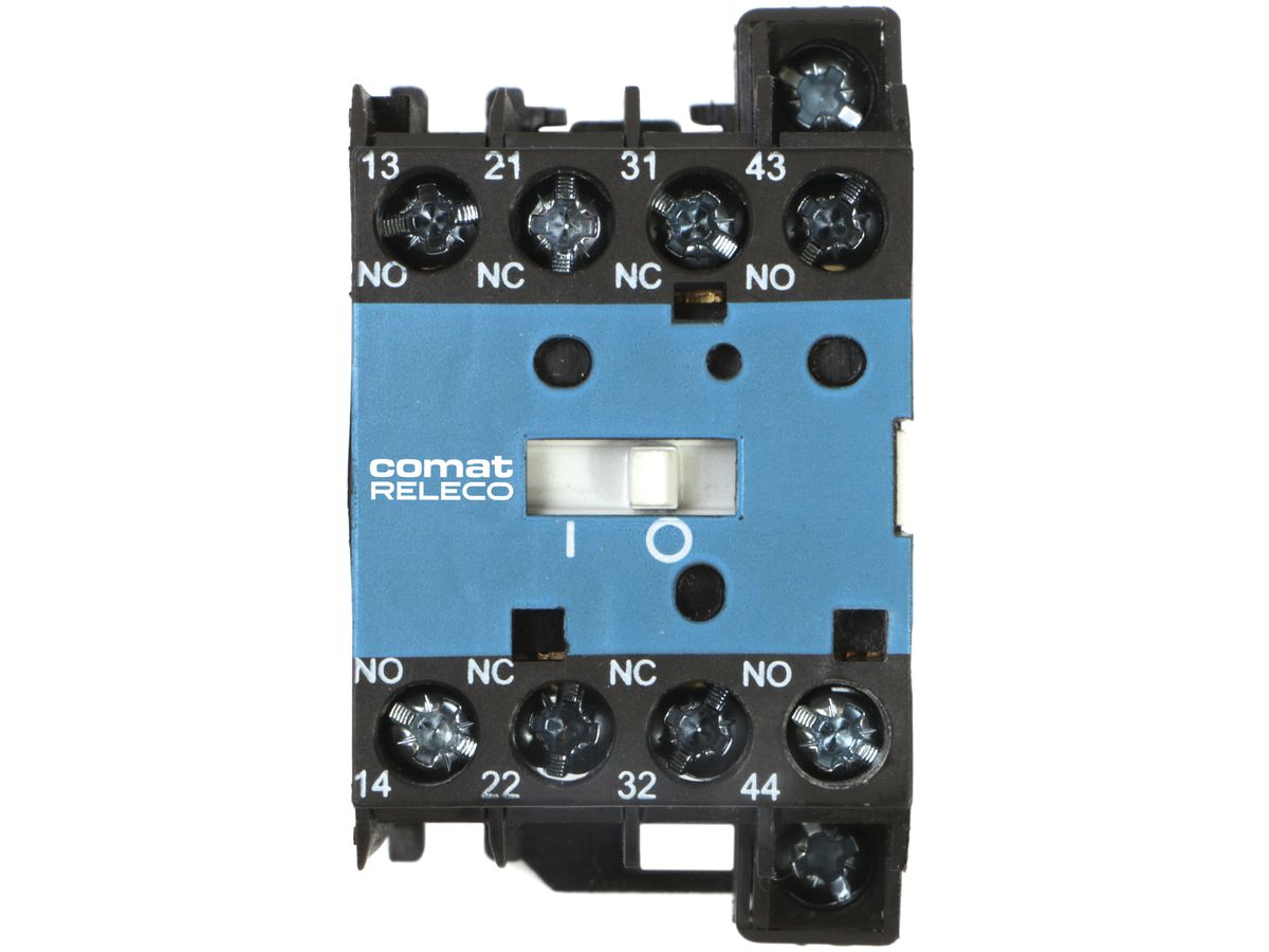 Miniatur-Schütz ComatReleco RMC08, 24VAC, 3S 4kW AC-3, 20A ITH, +1S