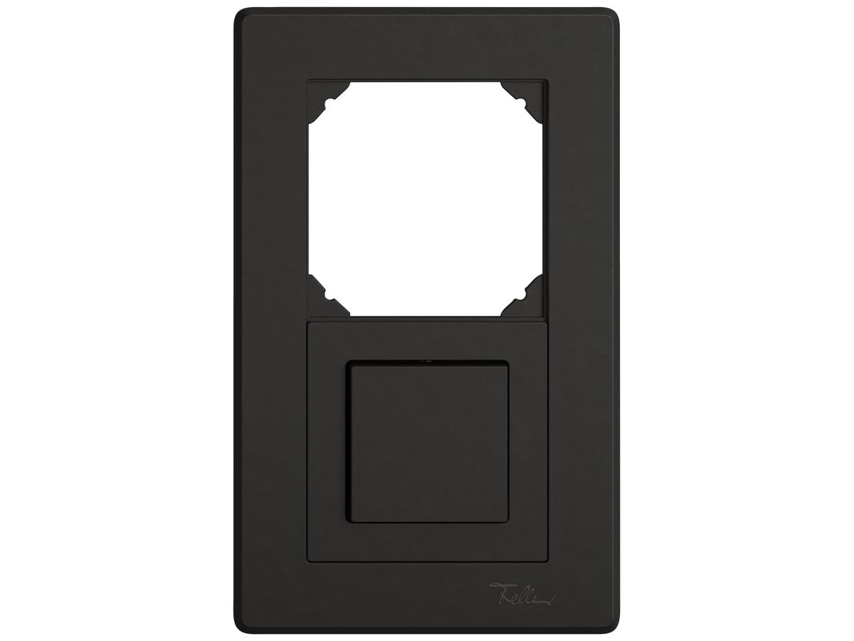 UP-Kombination EDIZIO.liv SNAPFIX® 2×1 156×96mm leer+Schema 3/1L schwarz